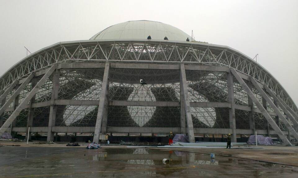 禹州温泉馆网架工程